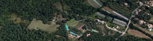 La ferme d'Alzetta vue du ciel